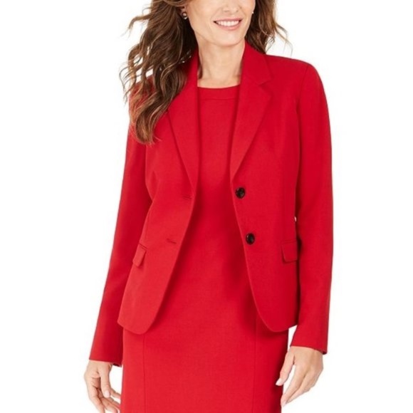 Kasper Notched-Lapel Blazer - Picture 1 of 9